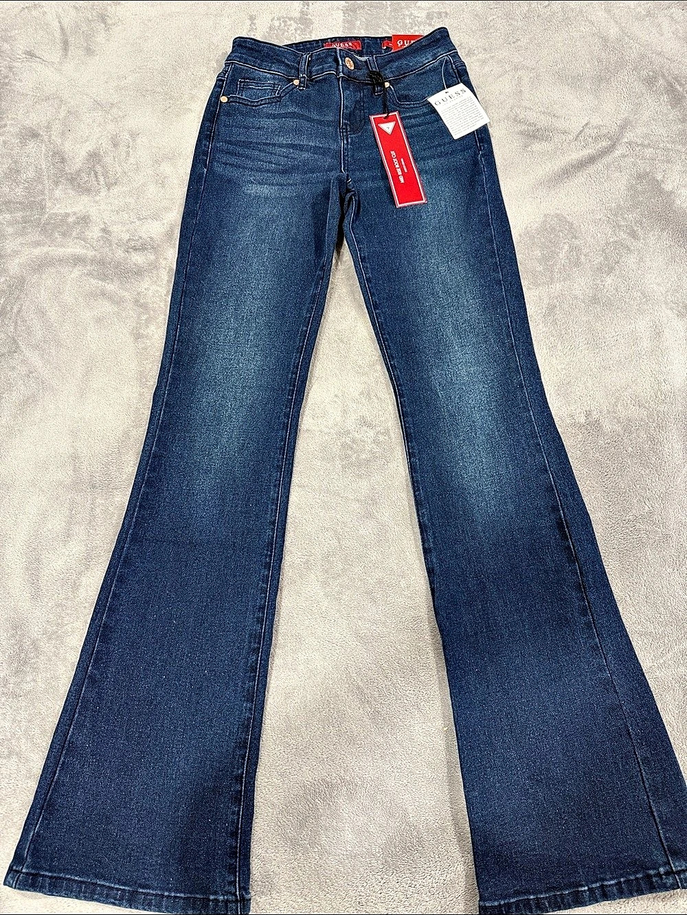 GUESS Mariposa Flare Jeans in Blue Size 4 NWT